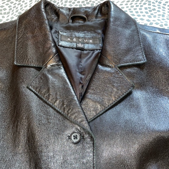 Leather blazer - excellent condition - Picture 2 of 4